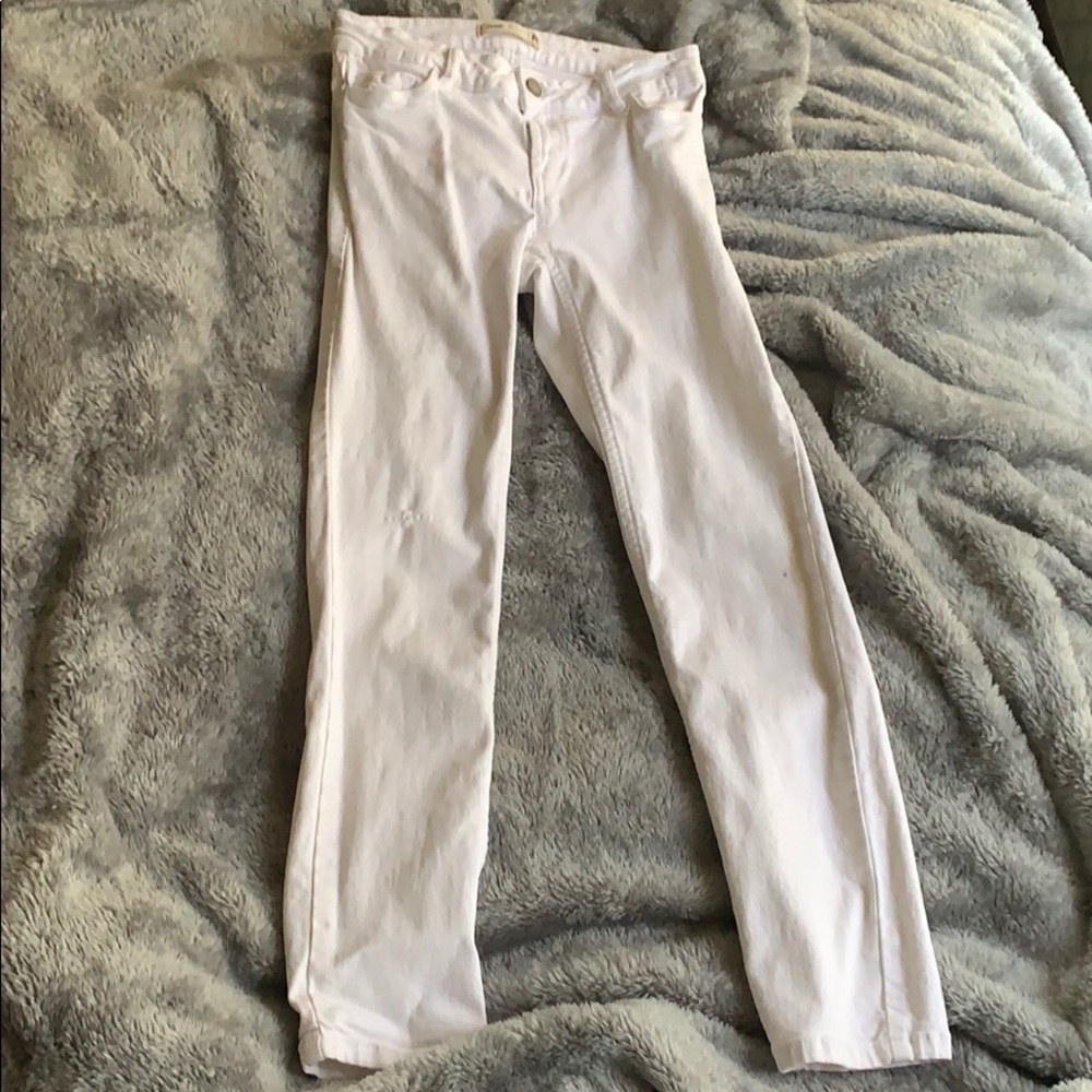 Women Junoirs Route 66 White Skinny Jeans Size 24